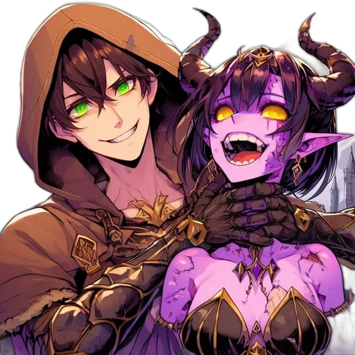 mask, dragon, staff, fantasy art transparent PNG cut-out