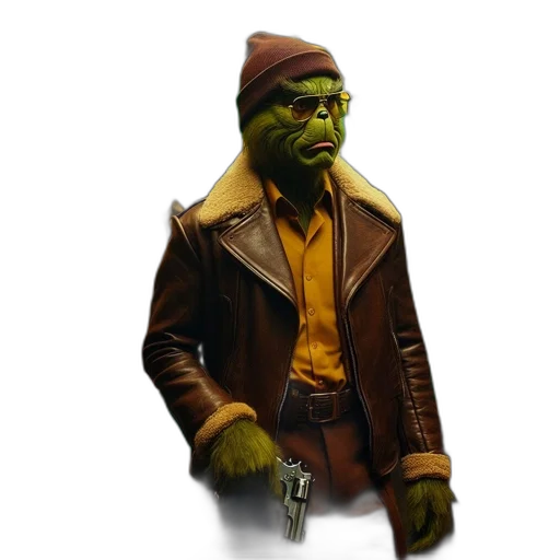 jacket, staff, mask, concept art transparent PNG cut-out