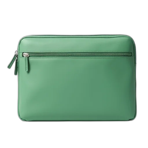 green, pastel, laptop, sleeve transparent PNG cut-out