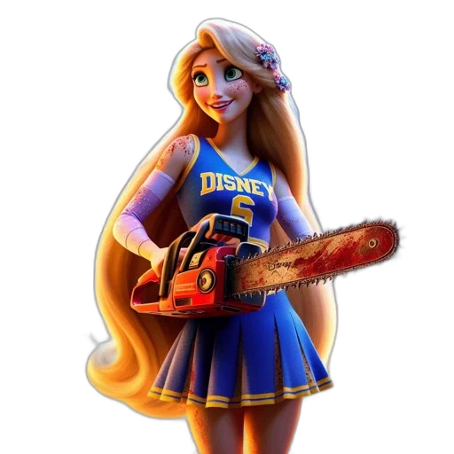 staff, dress, weapon, 3d render transparent PNG cut-out