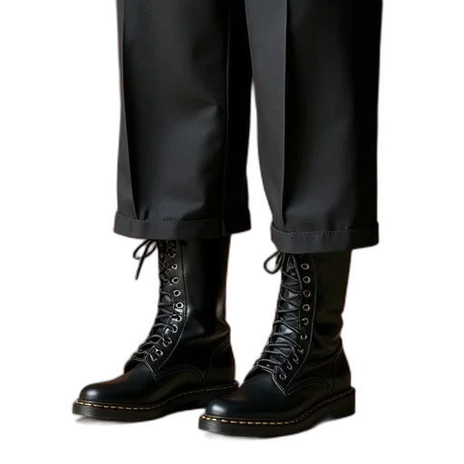 shoes, staff, jacket, weapon transparent PNG cut-out