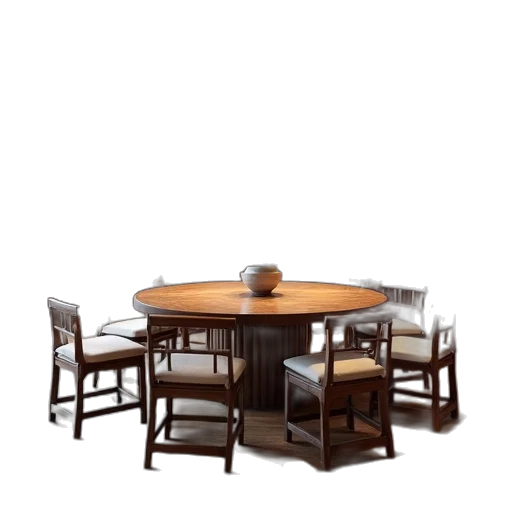 furniture, 3d render, chinese, style transparent PNG cut-out