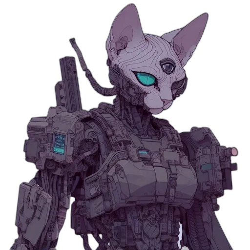robot, weapon, animal, creature transparent PNG cut-out