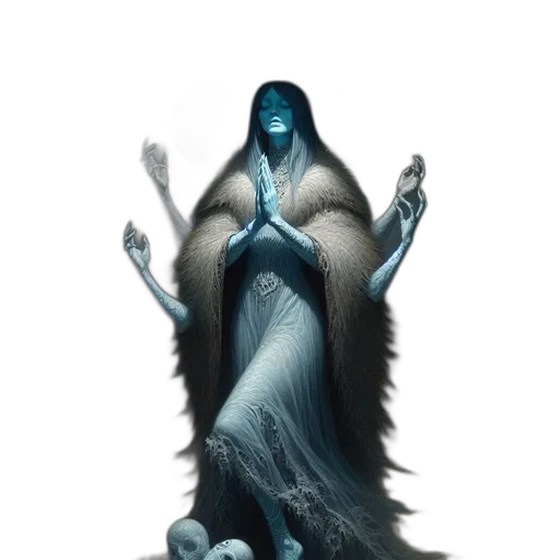 creature, dress, concept art, fantasy art transparent PNG cut-out