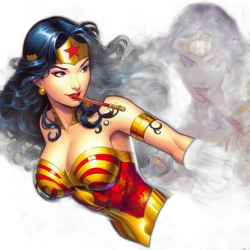 comic book art, fantasy art, concept art, photorealistic transparent PNG cut-out