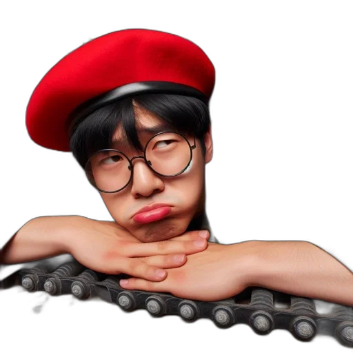 hat, face, staff, photorealistic transparent PNG cut-out