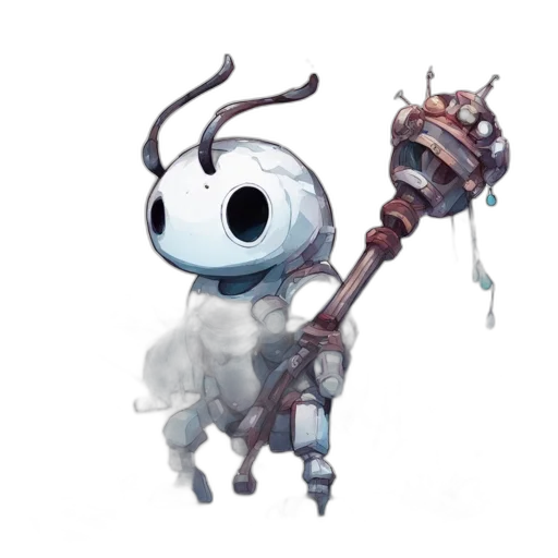 staff, robot, weapon, creature transparent PNG cut-out