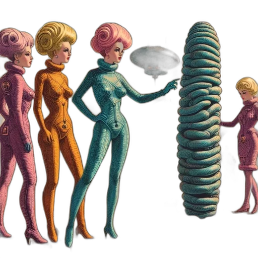 concept art, fantasy art, comic book art, outer space transparent PNG cut-out
