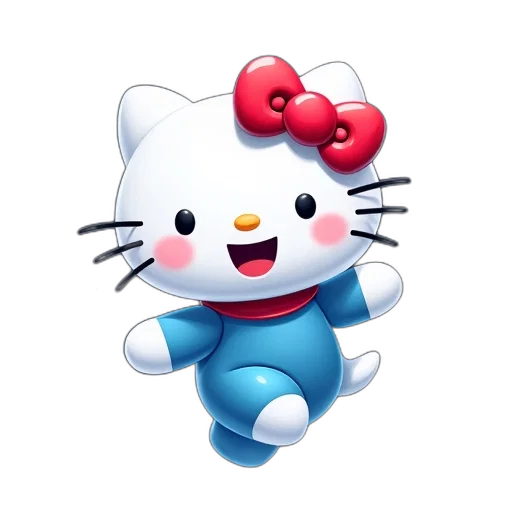 animal, 3d render, cartoon, pixel art transparent PNG cut-out
