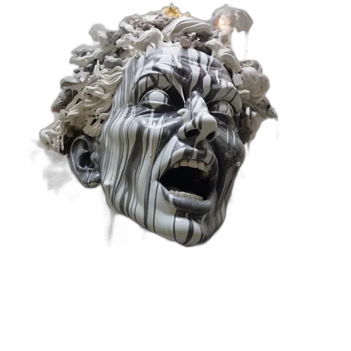 mask, face, crown, creature transparent PNG cut-out
