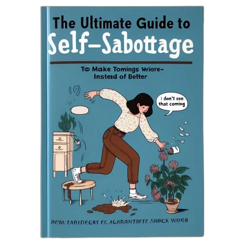 humorous, book, cover, features transparent PNG cut-out