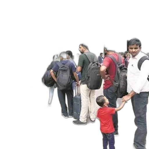 staff, 3d render, group, people transparent PNG cut-out