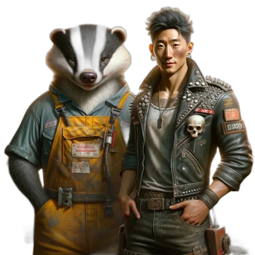 jacket, animal, concept art, photorealistic transparent PNG cut-out