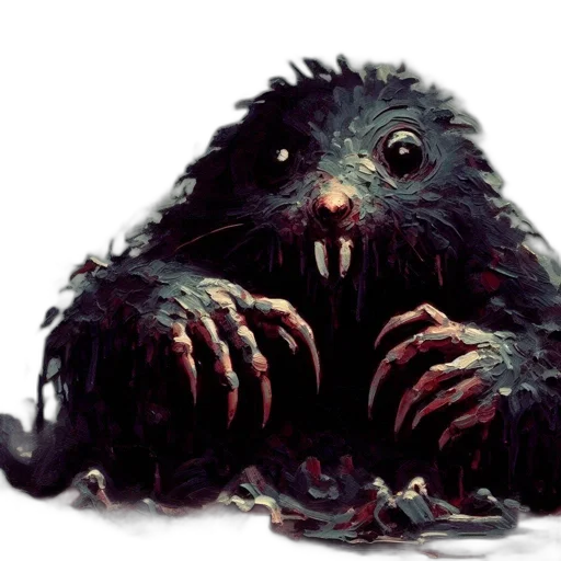 creature, animal, mask, concept art transparent PNG cut-out