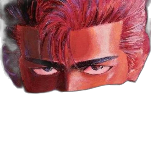 mask, face, hair, jacket transparent PNG cut-out