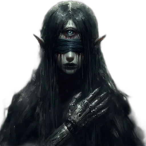 mask, face, creature, staff transparent PNG cut-out