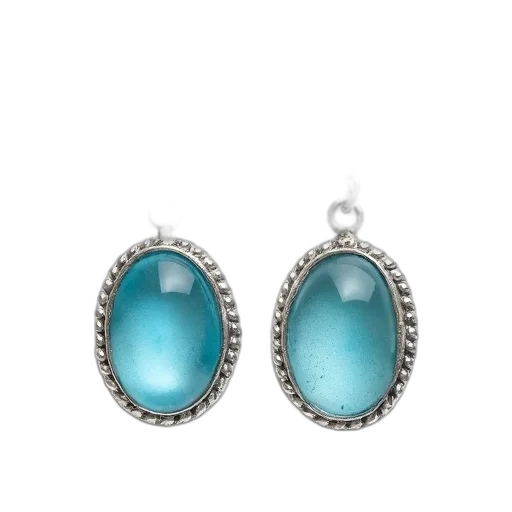 jewelry, pair, silver, earrings transparent PNG cut-out