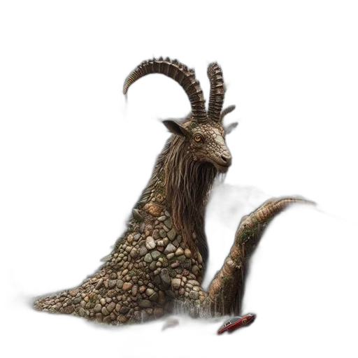dragon, creature, animal, staff transparent PNG cut-out