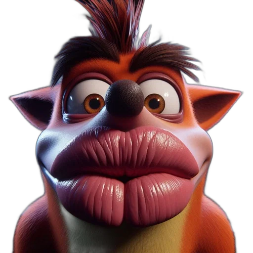 face, animal, creature, staff transparent PNG cut-out