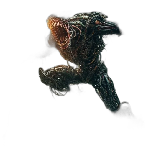 creature, hair, animal, dragon transparent PNG cut-out