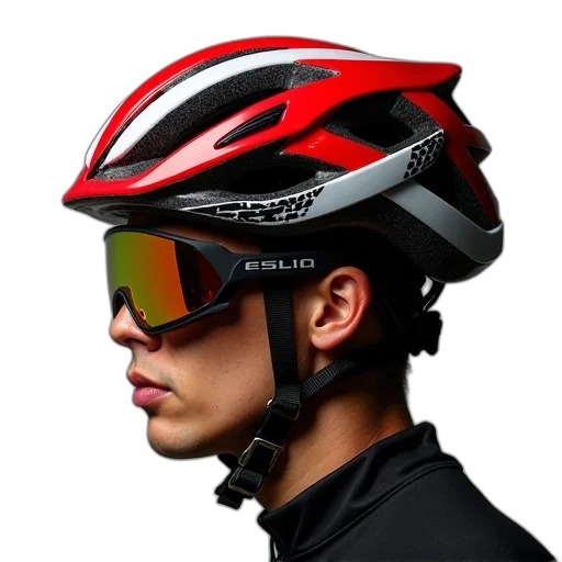 3d render, photorealistic, cycling, helmets transparent PNG cut-out