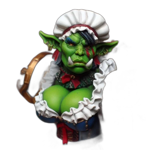 staff, face, concept art, 3d render transparent PNG cut-out