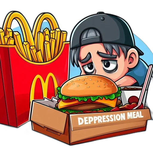 food, concept art, pixel art, cartoon transparent PNG cut-out