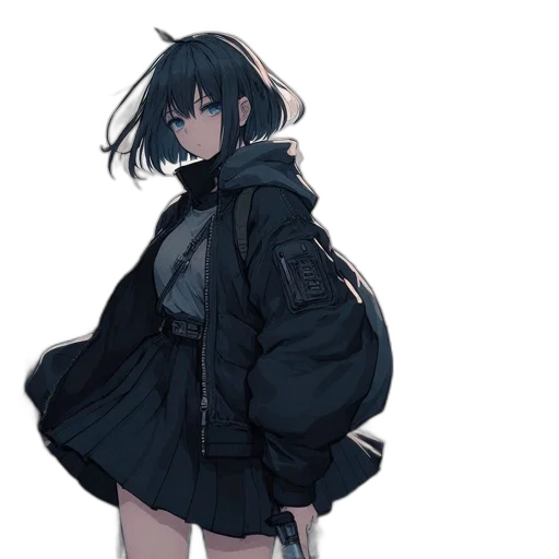 jacket, dress, weapon, umbrella transparent PNG cut-out