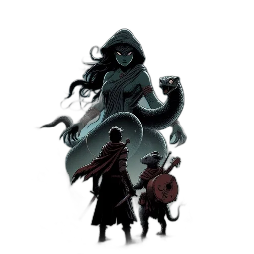 creature, concept art, comic book art, fantasy art transparent PNG cut-out