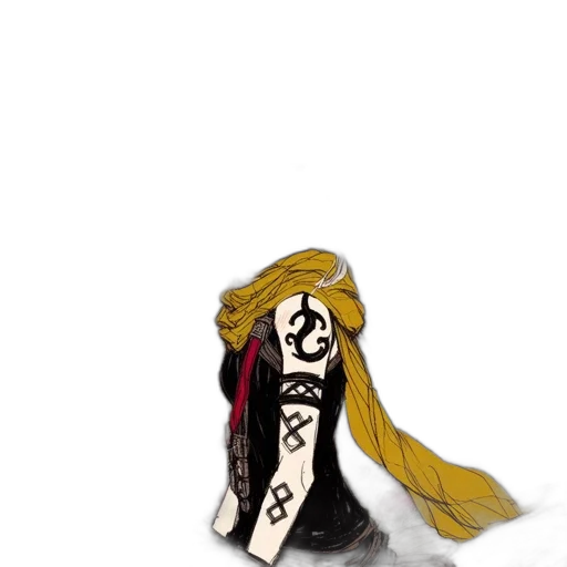 hair, mask, crown, dress transparent PNG cut-out