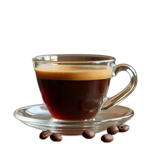 food, photorealistic, 3d render, glass transparent PNG cut-out