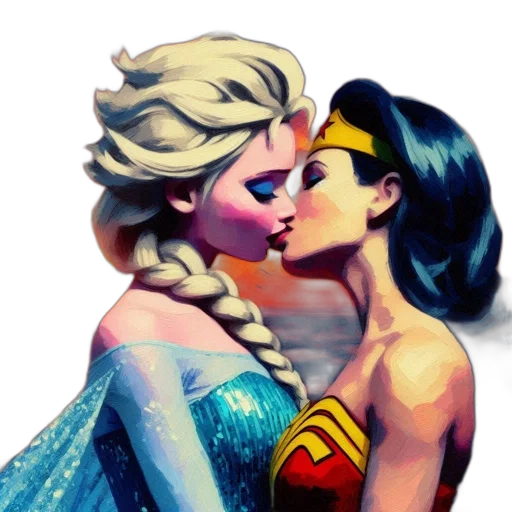 comic book art, fantasy art, cartoon, pixel art transparent PNG cut-out