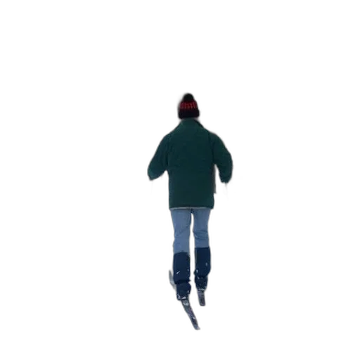 jacket, umbrella, staff, hat transparent PNG cut-out