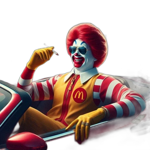 food, car, concept art, photorealistic transparent PNG cut-out