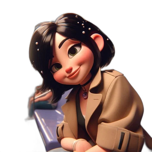 staff, jacket, face, weapon transparent PNG cut-out