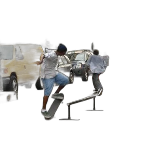 car, robot, staff, weapon transparent PNG cut-out