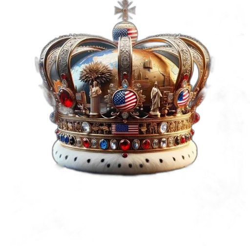crown, jewelry, hat, staff transparent PNG cut-out