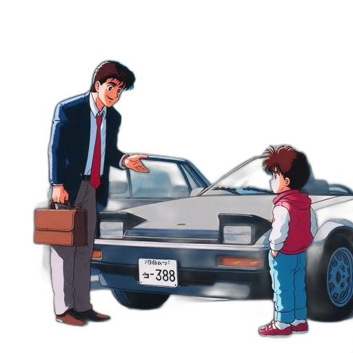 car, jacket, robot, concept art transparent PNG cut-out