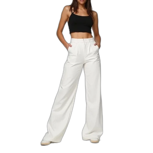 woman, wearing, white, paper transparent PNG cut-out