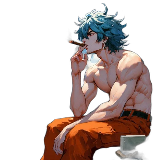 concept art, anime, pixel art, vaporwave transparent PNG cut-out
