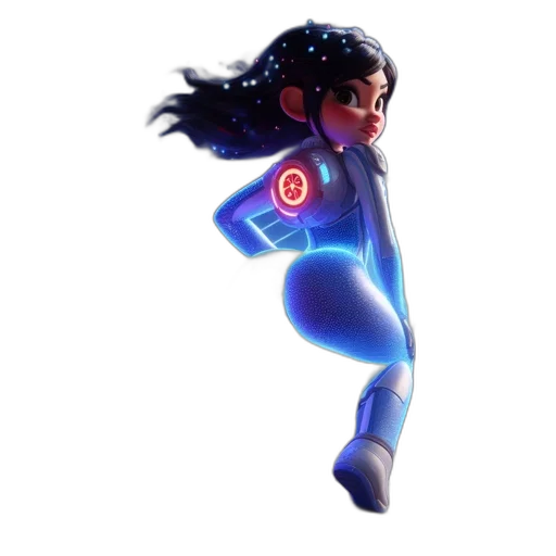 robot, staff, jacket, weapon transparent PNG cut-out
