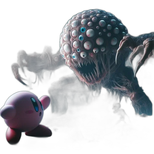 creature, animal, concept art, 3d render transparent PNG cut-out