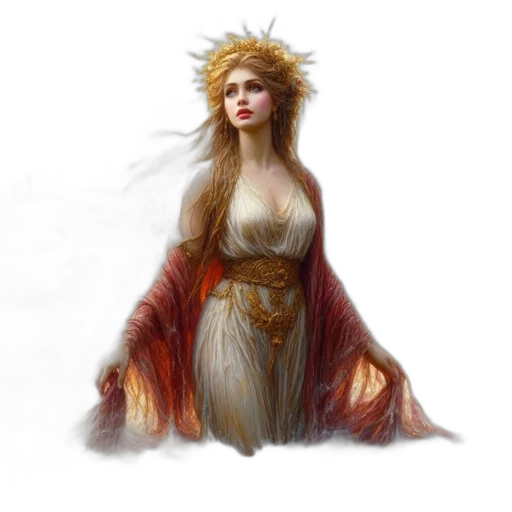 dress, crown, fantasy art, concept art transparent PNG cut-out