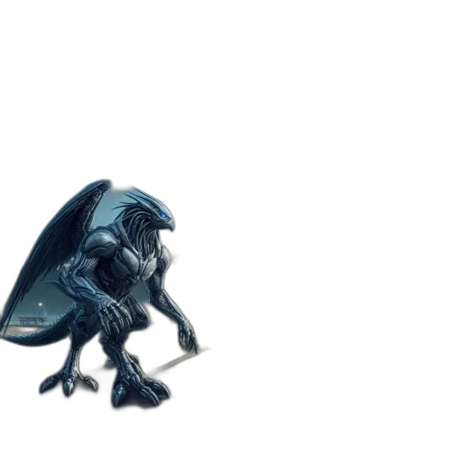 creature, dragon, animal, robot transparent PNG cut-out
