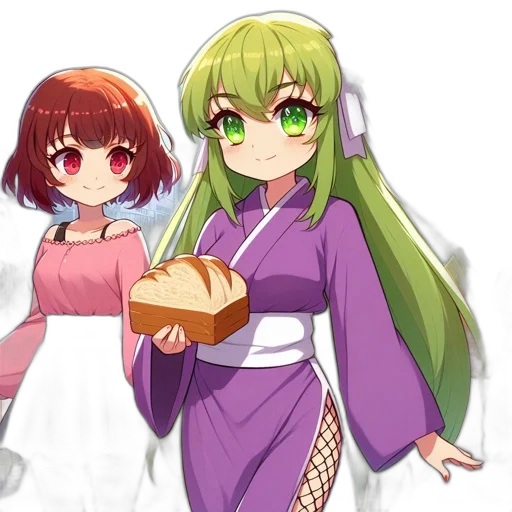 staff, dress, food, anime transparent PNG cut-out