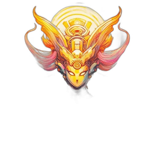 dragon, jewelry, staff, mask transparent PNG cut-out