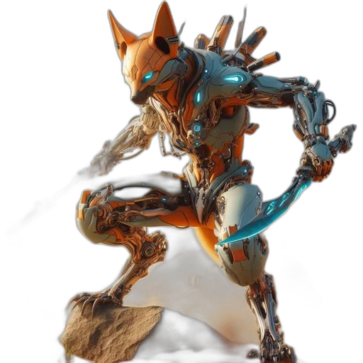 robot, weapon, creature, dragon transparent PNG cut-out