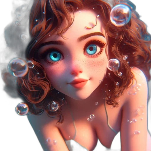 dress, jewelry, face, fantasy art transparent PNG cut-out