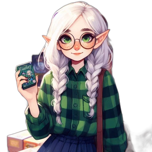 staff, dress, dragon, bottle transparent PNG cut-out