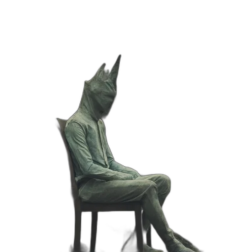 furniture, mask, staff, dress transparent PNG cut-out
